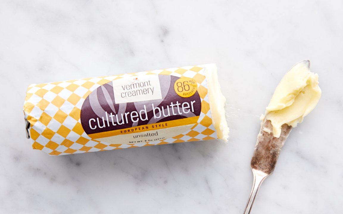 Unsalted Cultured Butter Vermont Creamery SF Bay Good Eggs